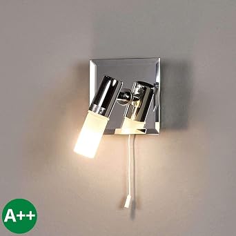 Lampenwelt Wandleuchte Wandlampe Bad Jilian Dimmbar