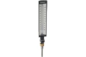 Trerice BX9140307 Adjustable Angle Industrial Thermometer, 9" case, 3.5" Aluminum stem, 30-240˚F