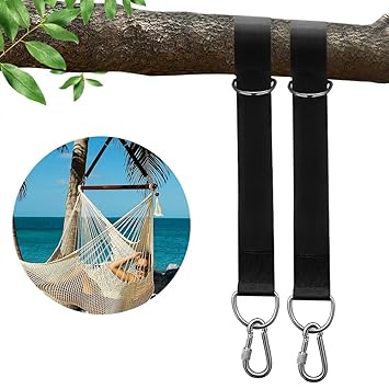 Ciaoed Hängematte Befestigung,Schaukel Befestigung für Bäume geeignet Aufhängeset Befestigungsset Hängesessel Swing Hanging G
