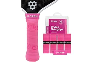 CRBN Drytec™ Overgrips - Pickleball Paddle Grip Tape - Absorbs Shock & Moisture