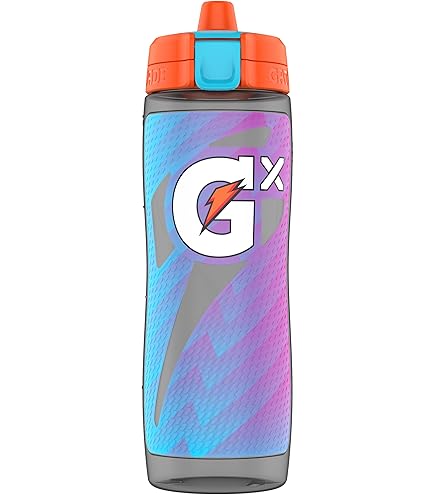 Set With Carrier GATORADE Squeeze Water Bottle 32 OZ (6 Pack