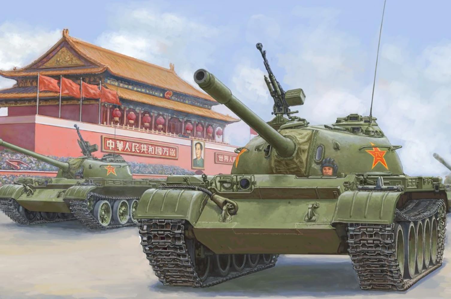 Hobbyboss 1: 35 - PLA 59 Medium Tank Early