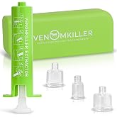 VENOMKILLER Extractor Mosquito Bite Relief Suction Tool - Bug, Insect, Wasp, Snake and Bee Sting Sucker - Just the Thing Needed for Treatment to Stop Itching After Bites - Alternative to Pen Clicker