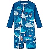 UMELOK Baby Boy Swimsuit UPF 50+ Sun Protection Rash Guard Swimwear