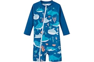 UMELOK Baby Boy Swimsuit UPF 50+ Sun Protection Rash Guard Swimwear