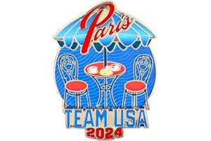 HONAV 2024 Paris Olympics Team USA Paris Cafe Lapel Pin