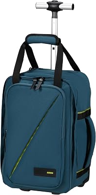 Take2Cabin - Borsa da cabina Ryanair 40 x 25 x 20 cm, 20 L, 1,40 kg, Zaino con ruote, Bagaglio a mano, Zaino aereo S Underseat, Blu (Harbor Blue)