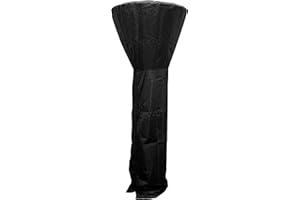 Hiland HVD-CVR-B Tall Patio Heater Cov er-87-Black, 87"