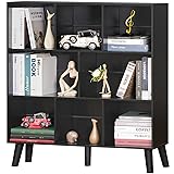 YAHARBO 8 Cube Bookshelf,3 Tier Bookcase with