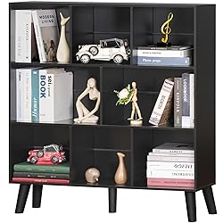 YAHARBO 8 Cube Bookshelf,3 Tier Bookcase with