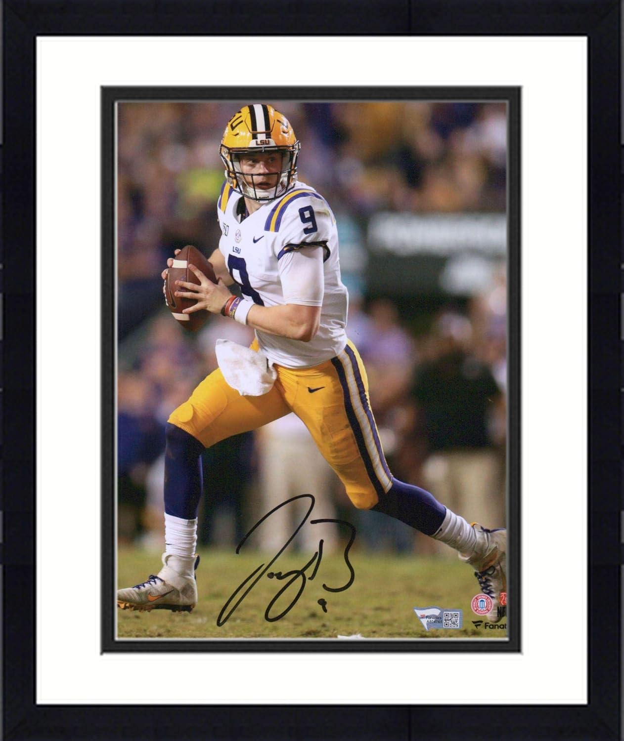 lsu autographed football