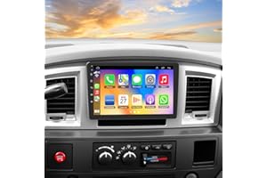 B4U 9" Android 13 Car Radio for Dodge Ram 1500/2500/3500 (2006-2008), Dodge Durango (2005-2008), Jeep Grand Cherokee (2005-2009) – 4GB RAM + 64GB ROM CarPlay Screen