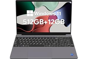 ApoloSign 12GB RAM, 512GB SSD laptop, Expandable 1TB, with Intel N5095 High-Speed Performance laptop computer, and 15.6" Full HD Display, Dual-Band WiFi, 178° Open Angle, Dual Speakers