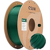 eSUN High Speed PLA+ Filament 1.75mm, 3D Printer Filament Speedy PLA Plus for Fast Printing, Dimensional Accuracy +/- 0.03mm, 1KG Cardboard Spool 3D Printing Filament for 3D Printers, Pine Green