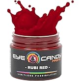 Eye Candy Resin Pigment Paste – Highly Pigmented Epoxy Color, 2 oz, Solid Non-Metallic, Mixable for Custom Shades (Rubi Red)