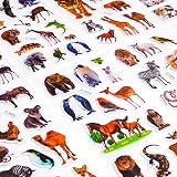 Vicloon 3D Stickers for Kids 12Pcs Puffy Animal Stickers 3D PVC view 4