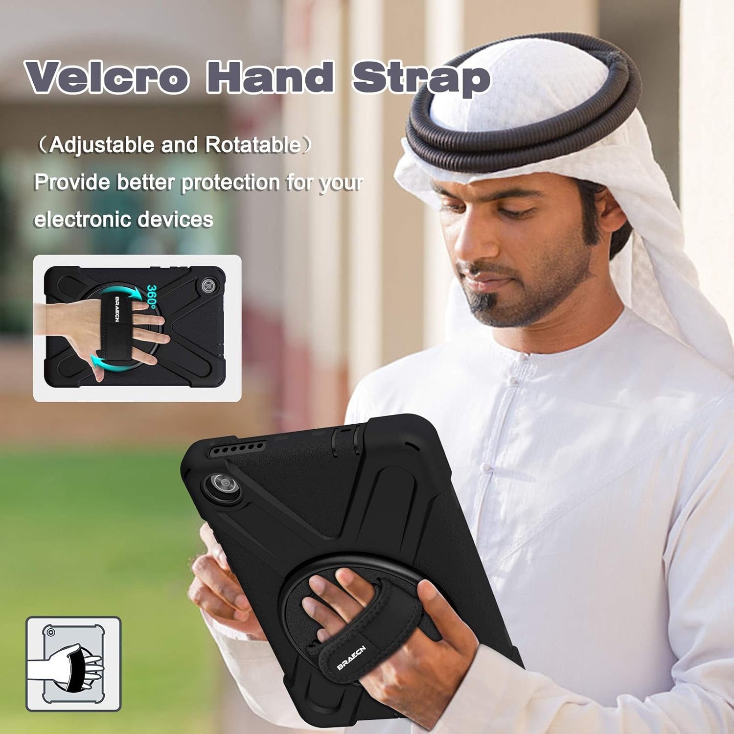 BRAECN Case for Lenovo Tab M8 HD 3rd Gen/2nd Gen 8 Inch 2022/2019 - Image 3