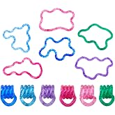 Eralivmart 6 Piece Twisty Fidget Toy Set Sensory Stress Relief for Adults | Bulk Sensory Fidget Toys,Relieve Stres,Anxiety Relaxation,Decompression Multicolor Gift Portable Quiet Toys