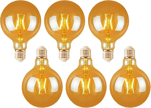 YDHNB Bombilla Retro Vintage Regulable Bombillas Globo de Filamento LED