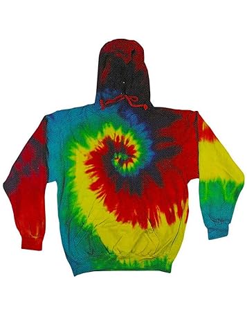 100 cotton tie dye hoodie