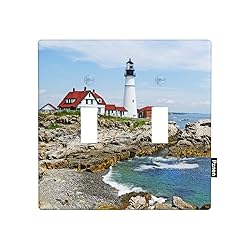 Pznen Lighthouse Light Switch Cover Plate Coastal