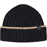 Bruno Magli 100% Cashmere Hat for Men – Men’s Knit Winter Beanie