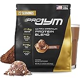 JYM Supplement Science Pro JYM Rocky Road Protein Powder - Whey Protein Isolates, Casein, & Milk Protein, Lean Muscle Building for Men & Women, 22 Servings