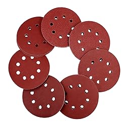 Akjwp 70PCS Sanding Discs 5 Inch 8 Holes and Loop
