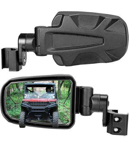 Amazon.com: Seizmik 18074 Pursuit Side View Mirror , Red : Automotive
