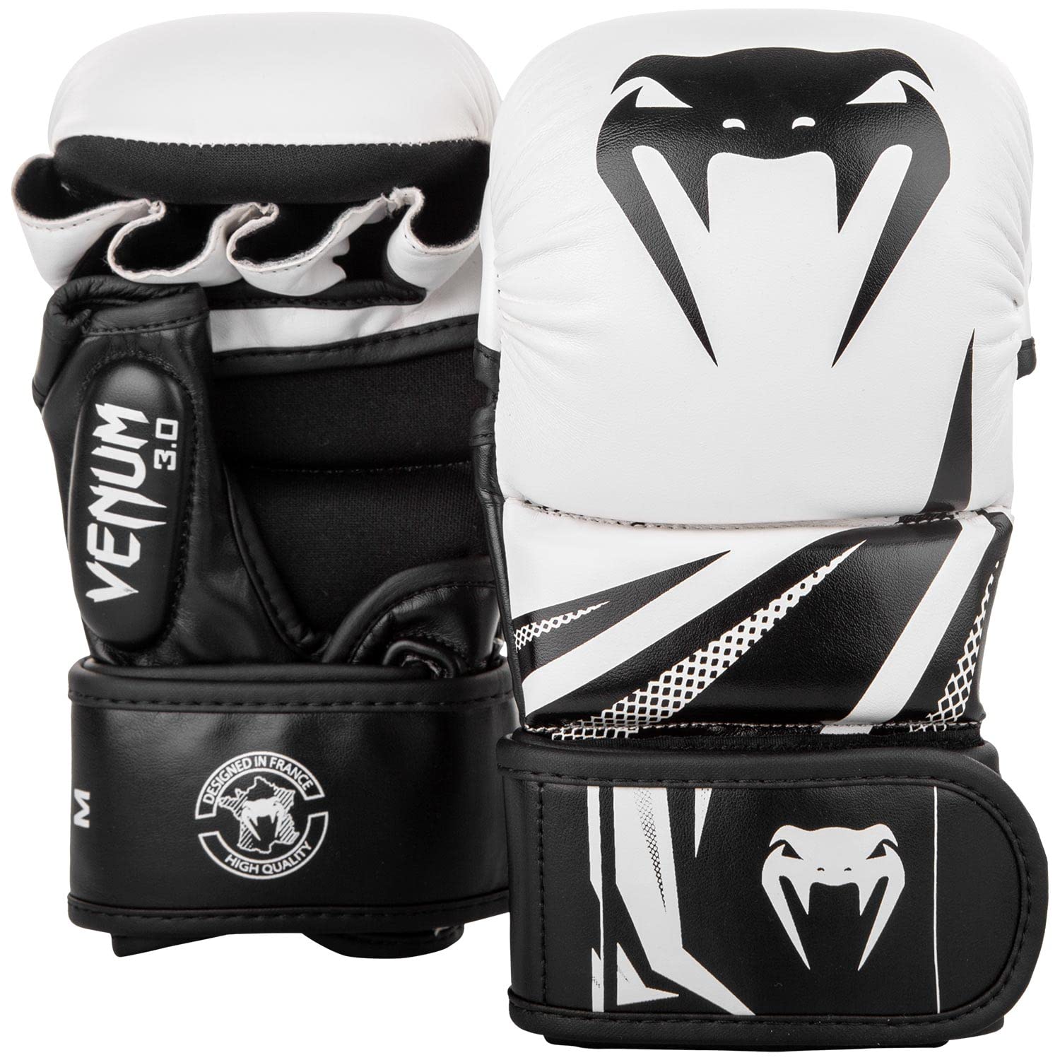 Venum, Challenger 3.0 Sparring Gloves, Unisex Adult, L/XL, White/Black