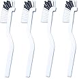 4-Pack Crevice Scrub Brush | Angle Cleaning Brushes for Kitchen | Stiff Bristle Brushes for Kitchen/Corners/Crevice | Durable