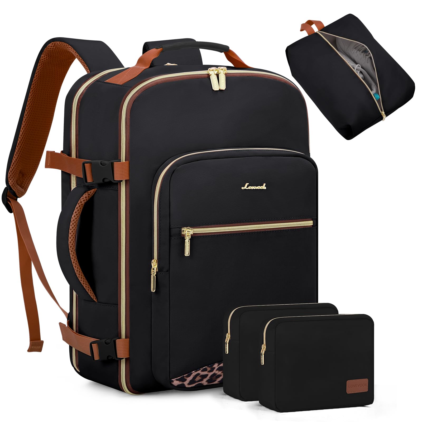 LOVEVOOK Travel Backpack for Women Men as Personal