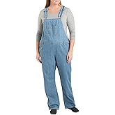 Dickies womens Plus Size Denim Bib Overall
