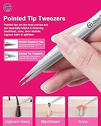 Expert Slant and Point Tip Tweezer Set with