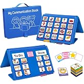 BOHEMIABY PECS Communication Book for Autism &amp; Nonverbal Kids - 196 Picture Cards for Speech Therapy, Visual Behavior Aid with Emotion &amp; Daily Learning, Special Education Materials for Home &amp; School