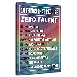 Motivational Office Wall Art Inspirational Canvas
