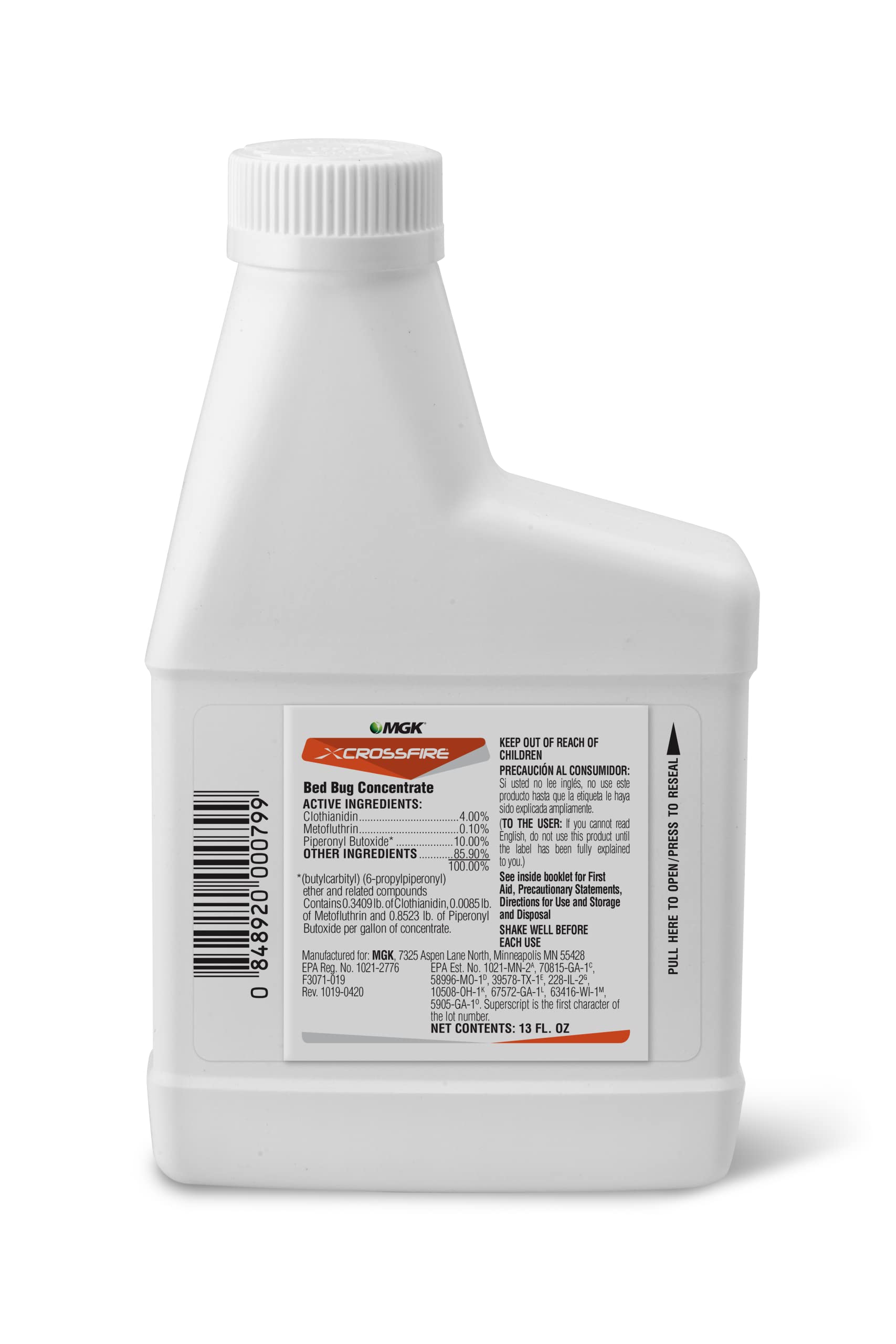 Photo 1 of MGK Crossfire® Bed Bug Concentrate | Kills Pyrethroid-Resistant Bed Bug Strains | 13 oz | Non-Staining