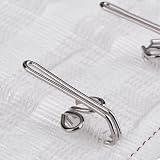 Outus 80 Pack Metal Curtain Drapery Hooks Silver for Header Tape Hanging view 4