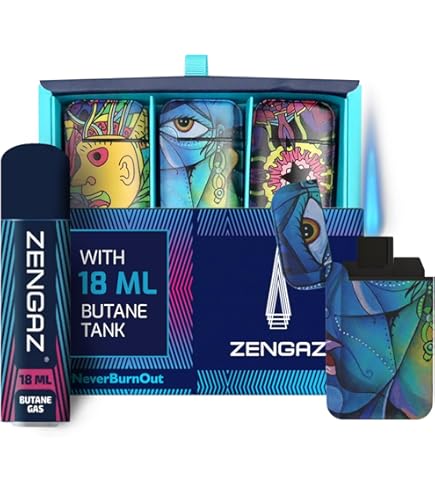 Amazon.com: Zengaz Prefilled 3 Pack Cool Torch Lighters