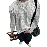 SOLY HUX Men's Camo T Shirt Long Sleeve Crew Neck Vintage Tee Tops Casual Streetwear Fall Clothes