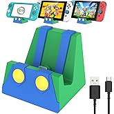 HEIYING Switch Charging Dock for Switch/Switch Lite/Switch OLED, Portable Switch Charging Base Stand with Type C Port,Replacement Compatible with Official Switch Charger Stand