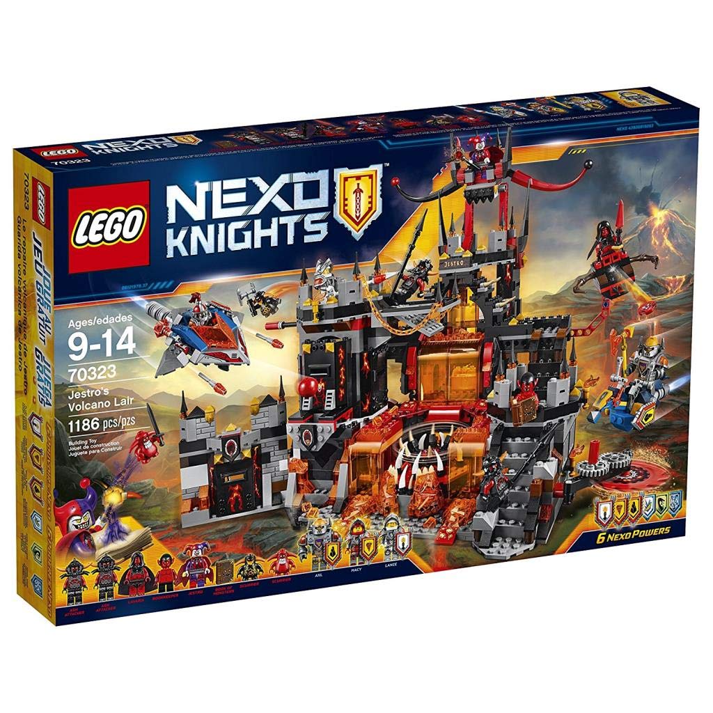 LEGO 70323 "Nexo Knights Jestro’s Volcano Lair Construction Set (Multi-Colour)