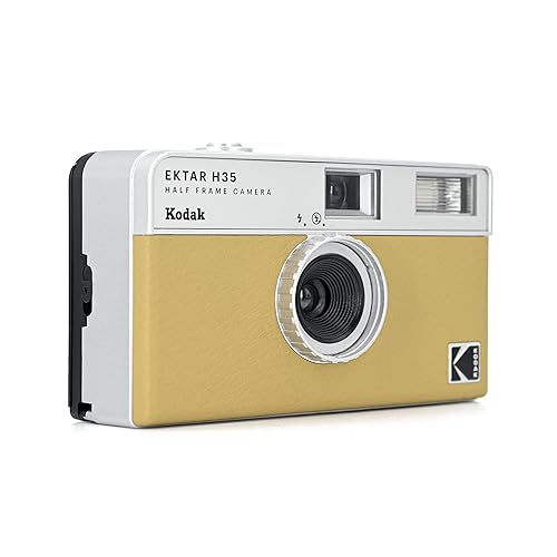 KODAK EKTAR H35 Half Frame Film Camera, 35mm, Reusable, Focus-Free