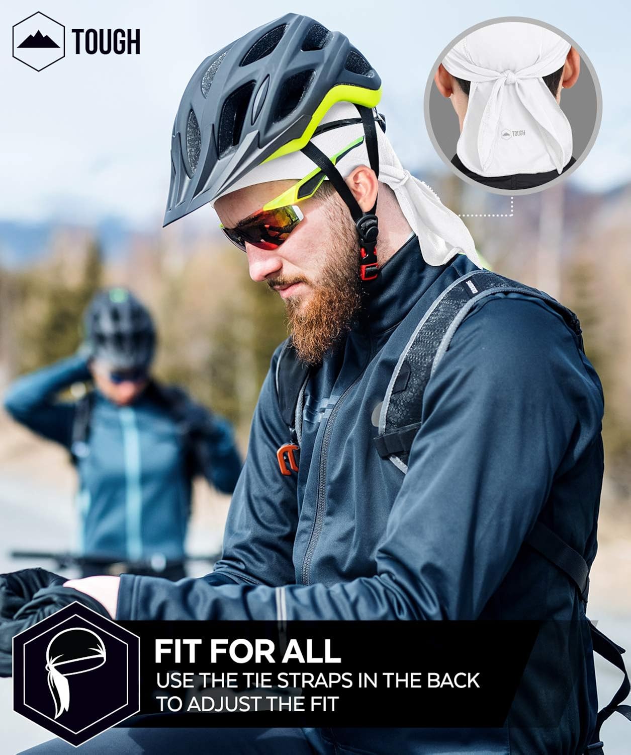 Cooling Helmet Liner - Do Rag Skull Cap for Men - Head Scarf, Bandana, Head Wrap, Beanie for Motorcycle, Cycling, Sports: Clothing