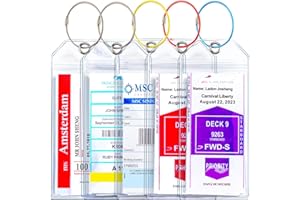 Cruise Ship Essentials for Carnival, Princess, NCL, MSC by JOLLYANTS, Cruise Luggage Tag Holders, Cruise Must Haves Waterproof & Reusable