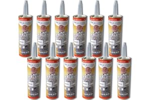 RV WHOLESALE DIRECT Dicor 501LSW-1, Lap Sealant Self-Leveling, White, 10.3 Ounce Tube (12)