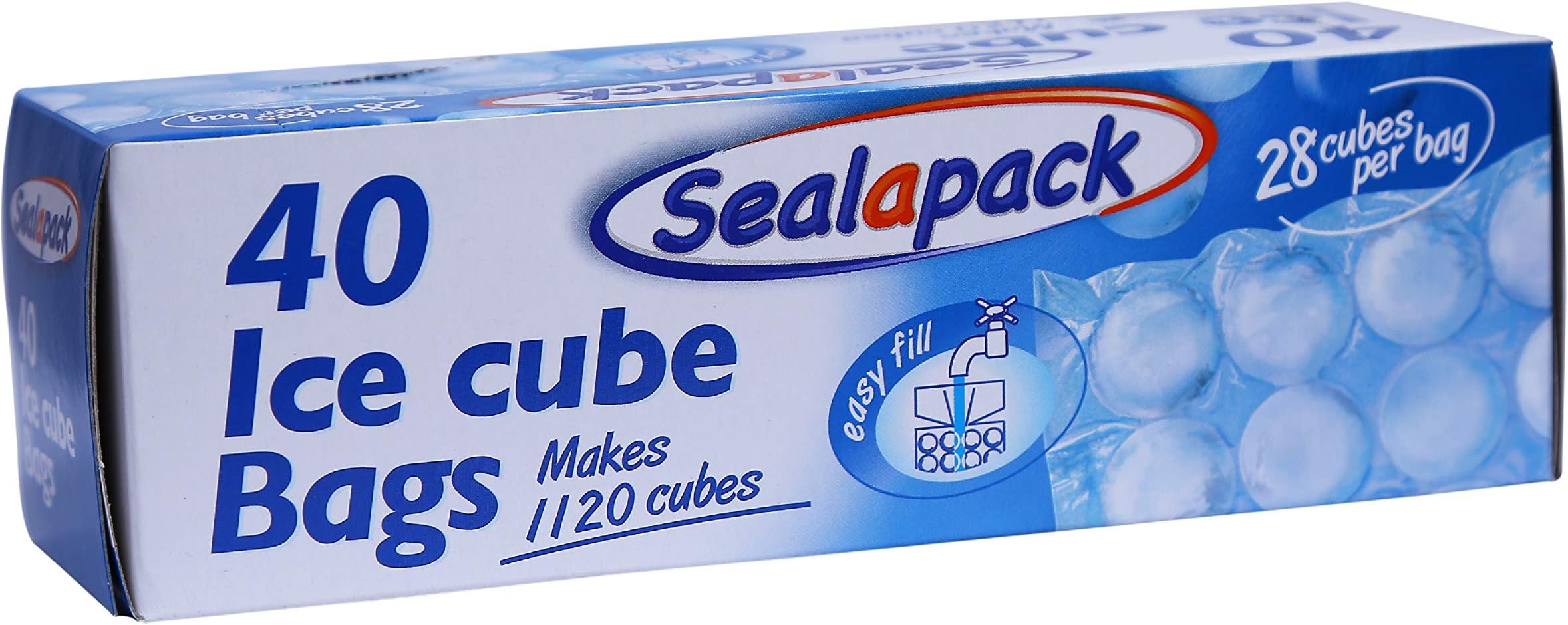 Sealapack 40 Ice Cube Bags - Makes 1120 Cubes