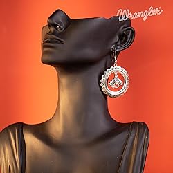 Wrangler Western Earrings Jewelry for Women Cowgirl
