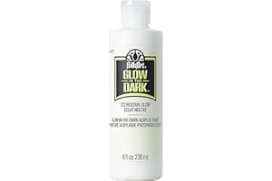 FolkArt glow in the dark Acrylic paint, 8 oz, Neutral 8 Fl Oz