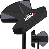 PGM Zero Torque Putter Golf Club for Men and Women Right Handed | 33" 34" 35" High Forgiveness and Low Deviation Face Balanced Square to Square Mallet Putter with Center Shaft Design